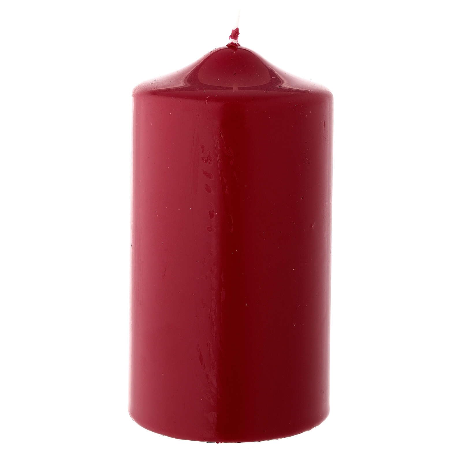 Holyart Matte Dark red Christmas Candle 150x80 mm