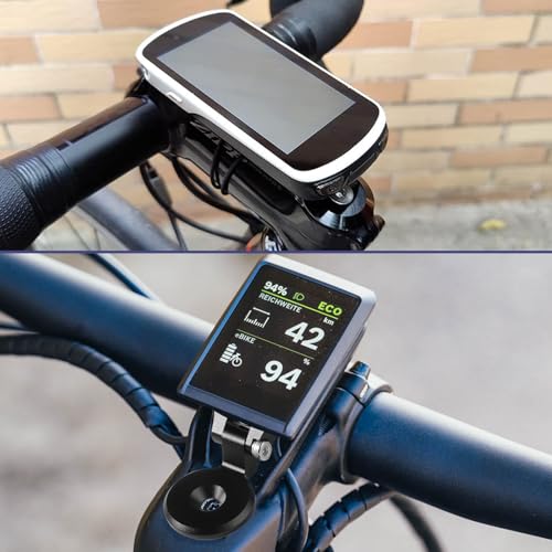 CYUaoao Fahrradcomputer Halterung für Gar min Wahoo Bryton Mountainbike Fahrradcomputer Halterung Vorbau verstellbar Fahrradcomputerhalter Fahrrad Halterung Schwarz