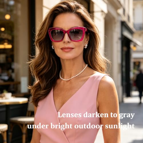 Image of 3 pack style Spring hinge Readers Blue Light Blocking Computer Square Reading Glasses for Women Men