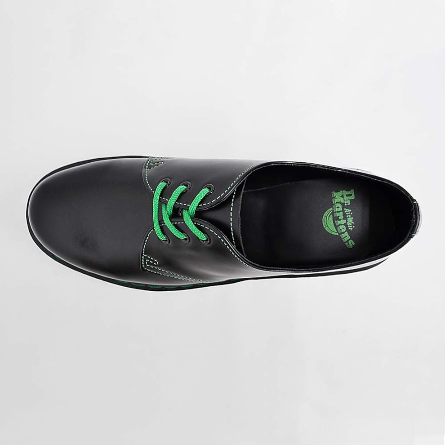 Amazon | [ドクターマーチン] 3ホール ギブソン 1461 グリーンステッチ