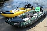 Inflatable 1.2mm PVC 12' River Raft Fishing Pontoon Dingy Boat W/Pump New