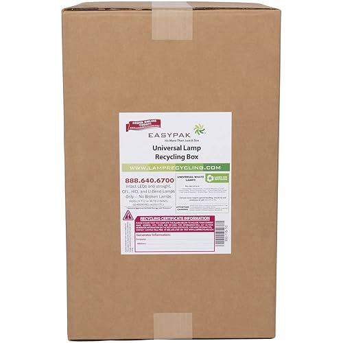 EasyPak™ Caja de reciclaje de lámparas universales