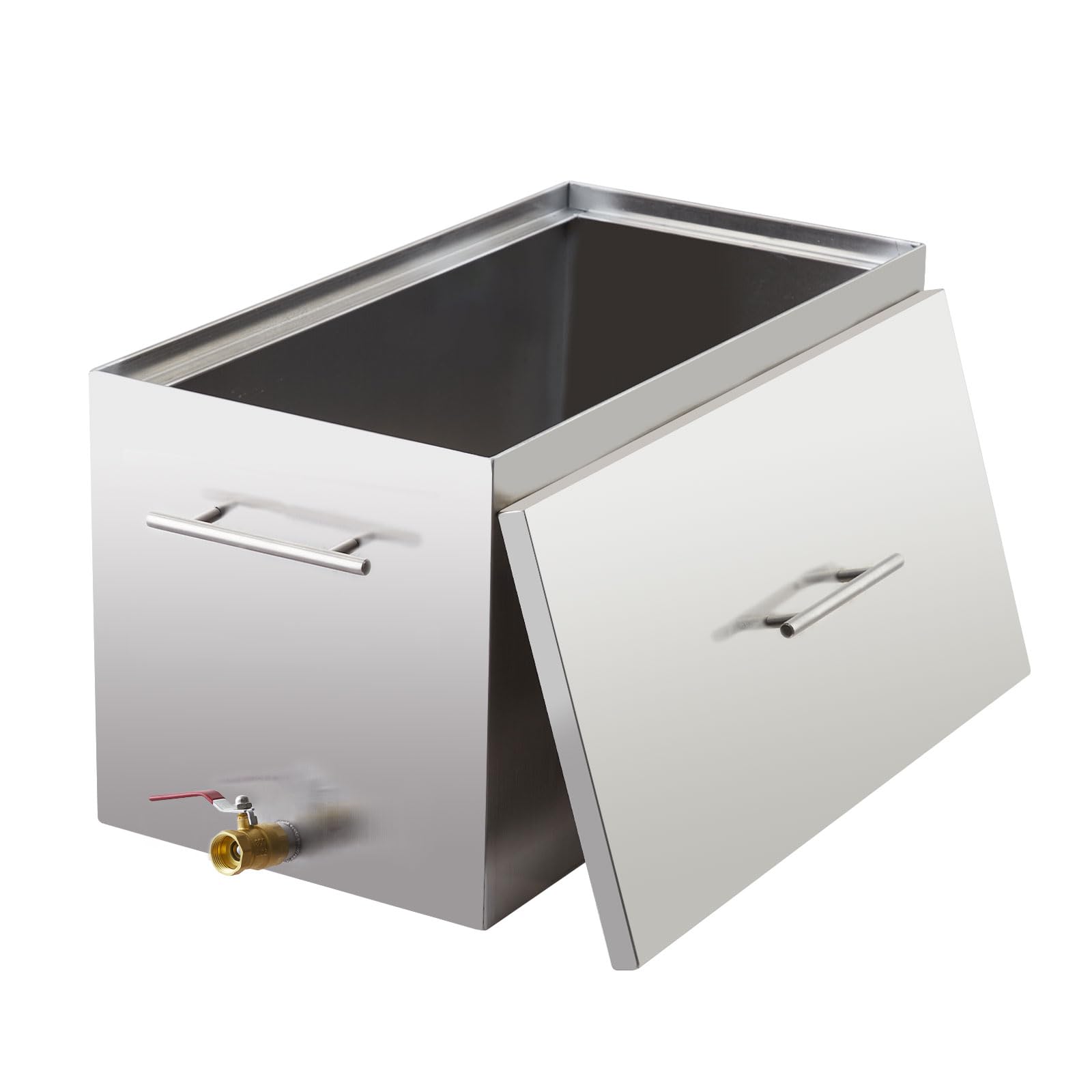 GarveeHome Einkochautomat 15L 304 Edelstahl Flachem Boden & 2 Stapelbaren Einlegerosten, Multifunktional Als Einmachtopf, Dampfgarer Vorratsbehälter Für Einmachgläser Lebensmittelaufbewahrung