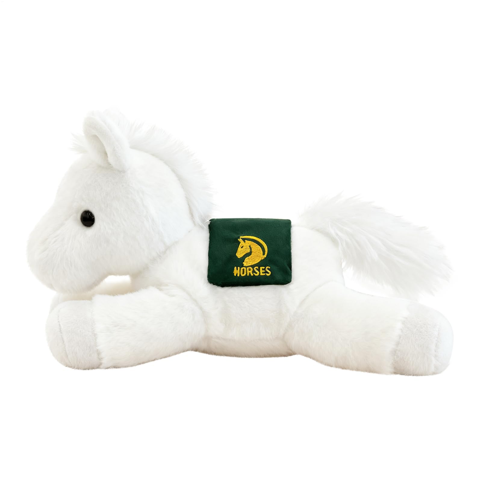 21cm Horse Stuffed Animal, Soft Cuddly Animal Plush Toy, Cute Horse Stuffed Toy, Calming Sensory Companion, Home Decor, Christmas Birthday Gift for Kids Adults Friends Family Collectors