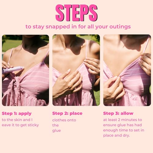 Image of Body Glue | Strong, Sweat-Proof & Skin-Safe Fashion Adhesive | Residue-Free, Transparent Hold for Skin and Clothes | Water-Soluble Alternative to Fashion Tape