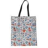 Die stilvollen Kontrastfarben und das Taschendesign machen es zu einer zeitlosen Handtasche mit klassischen und stilvollen Handtaschen.