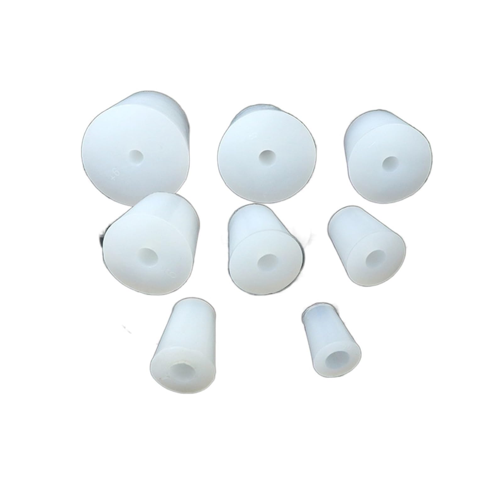 YYJzsw Tappo In Silicone Con Foro Resistente Agli Acidi E Agli Alcali Tappo For Tubo In Gel Di Silice Solido For Uso Alimentare Con Tappo For Bottiglia Di Vino Rosso Con Foro(No.12 4pcs)