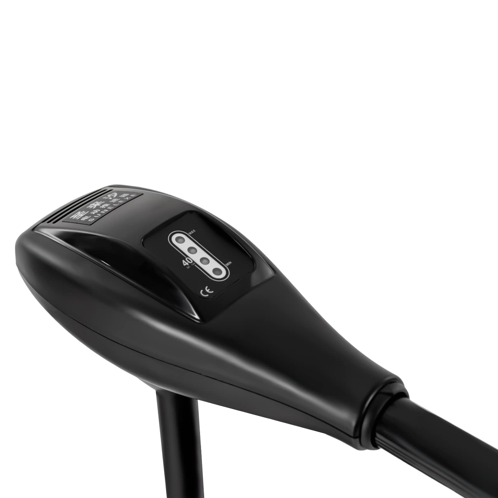 Motore elettrico per barca, motore esterno, 40LBS di spinta, motore elettrico 12V, motore esterno angolato a 90° orientabile, 5 marce avanti, 3 marce indietro, motore esterno per gommoni, barche in