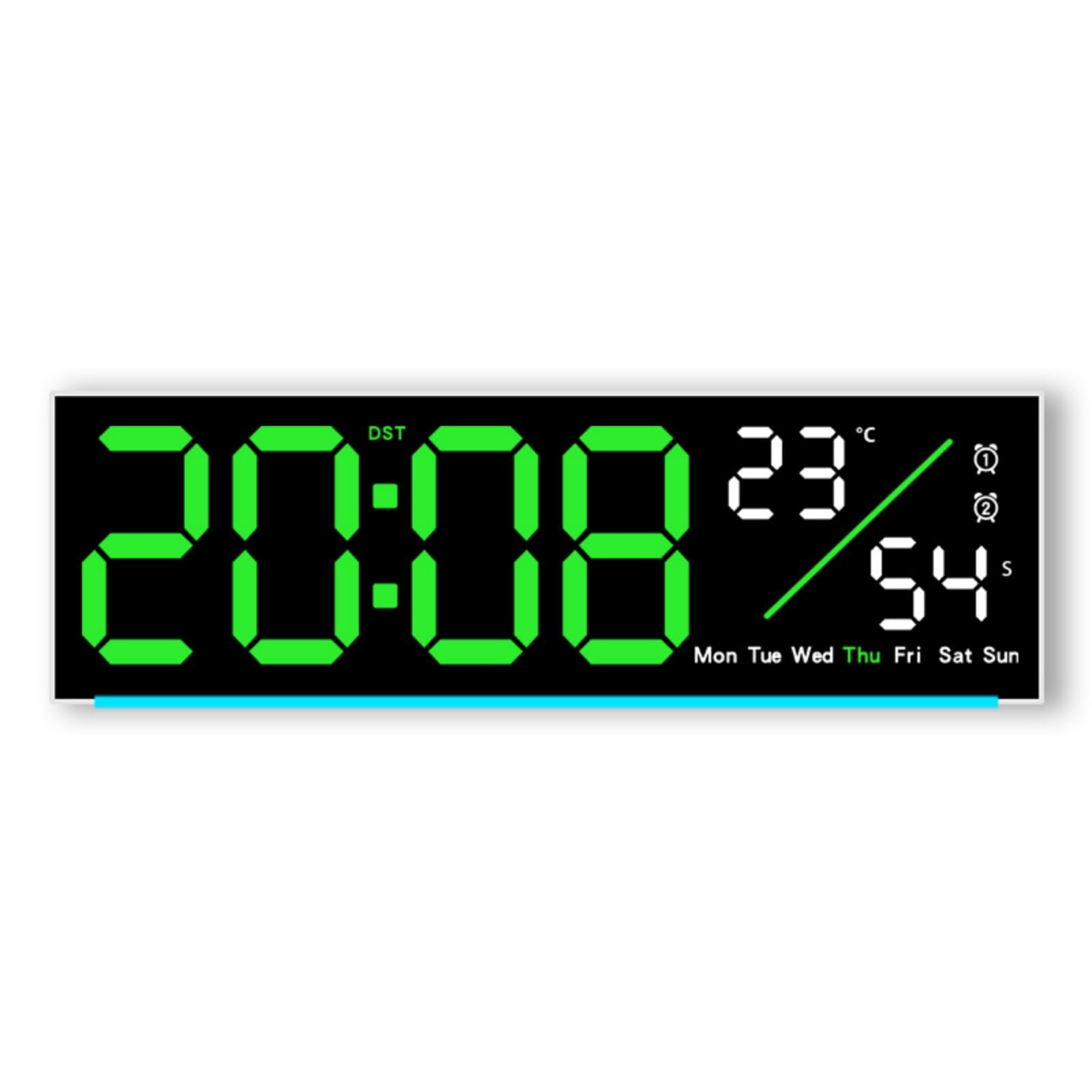 Horloge numérique LED de chambre : l'accessoire idéal pour des matins sans stress