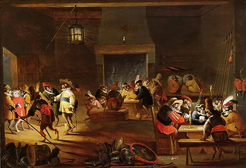Impression sur toile de Ferdinand Van Kessel Toile murale haut de gamme 60x90