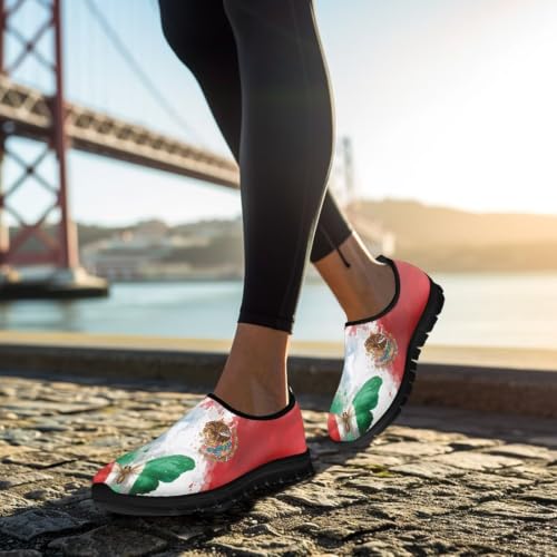 Image of Womens Slip On Walking Shoes Non Slip Loafer Breathable Holiday Travel Shoe Lightweight Casual Low Top Sneakers SizeUS 5.5-11.5