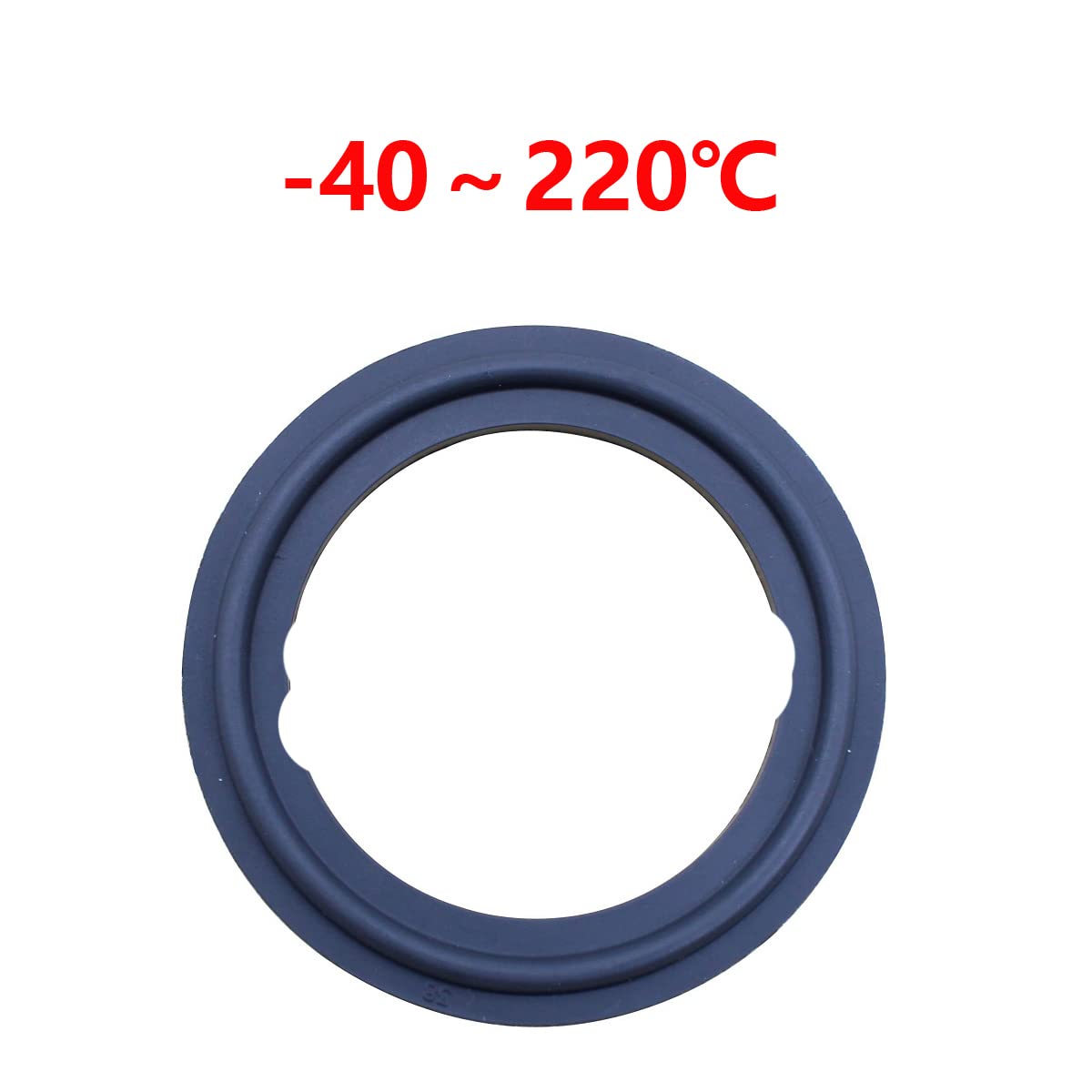 2 pièces/5 pièces joint sanitaire à trois cerceaux bande d'étanchéité en Silicone anneau de Sasket-5 pièces, 114mm-OD130mm, VITON