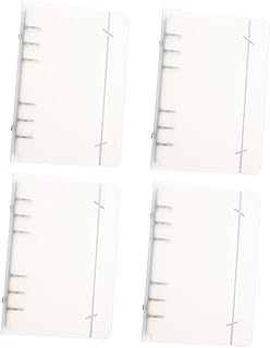 Ciieeo 12Pçs Capa Protetora A5 Pasta De Couro Pasta De Bloco De Notas Protetor De Plástico Protetores De Bloco De Notas Fichário Diário Bloco De Notas Transparente Fichário Notebook Pp