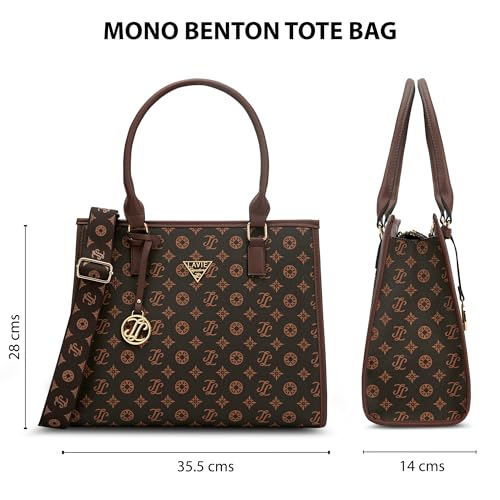 Image of Lavie Signature Women's Benton Tote Bag for Women | Tote Handbag for Work | Ladies purse | Stylish Shoulder Bag | Gift for Women