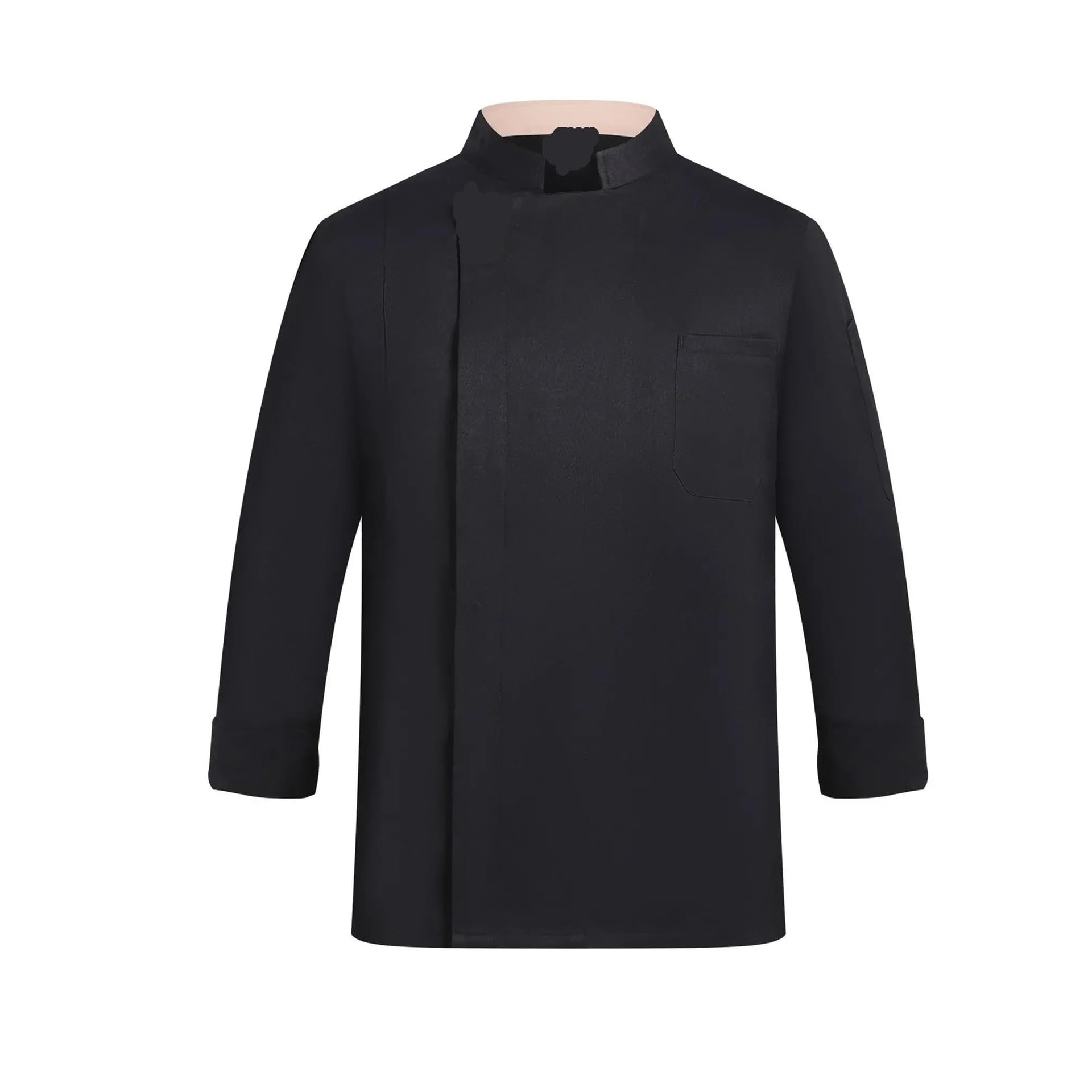 Uniforme de trabajo for camareros restaurante, uniforme chef catering, cocina manga corta for(Long-khaki,M)