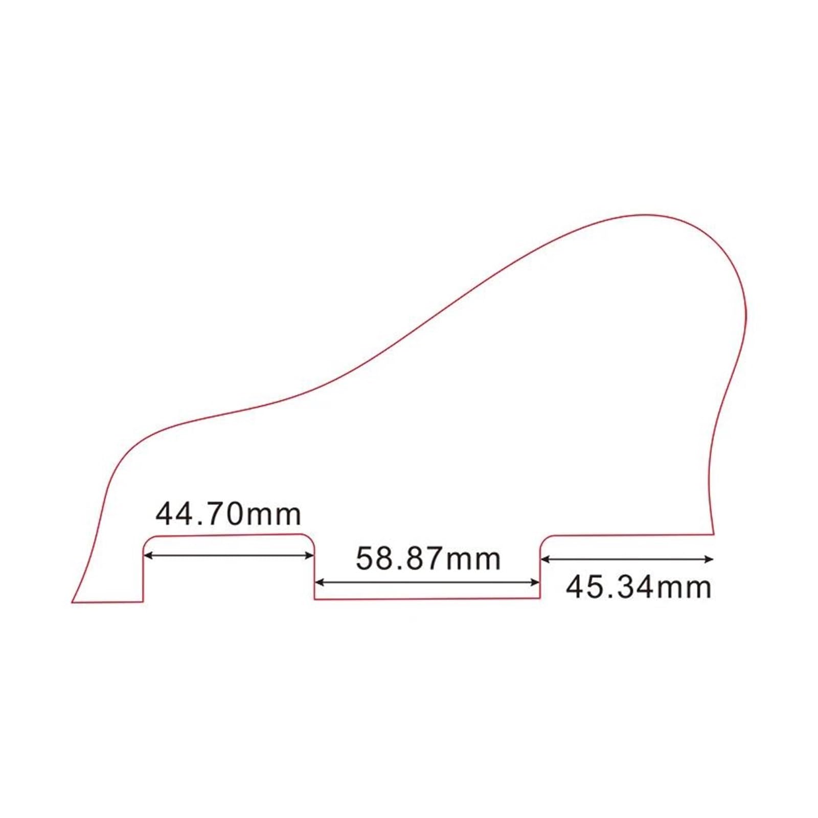 maskownica do gitary elektrycznej Części do gitary - ForGuitar Pickguard Scratch Plate Bez otworu Wzór płomienia Części zamienne do instrumentów(Style 9)
