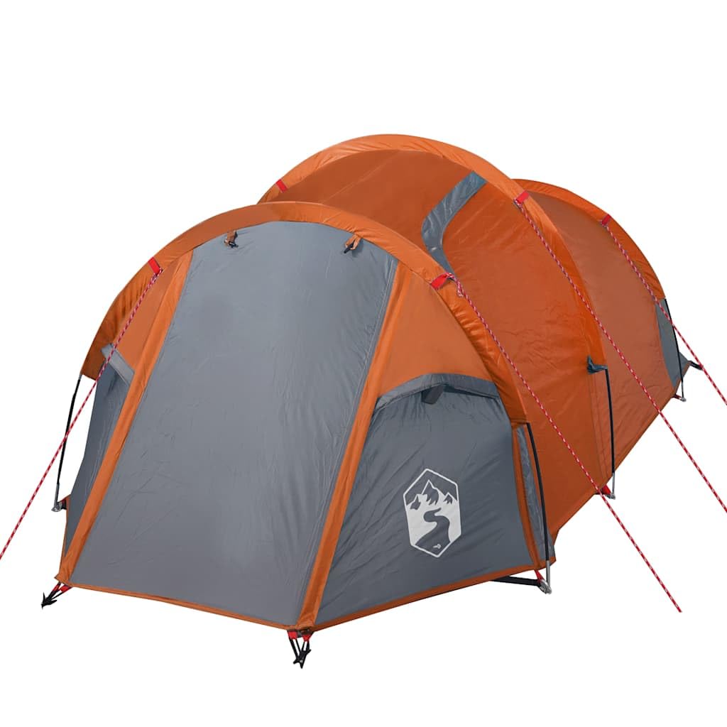 Genérico Tienda de campaña con túnel para 2 Personas Impermeable Naranja,Deportes,Actividades al Aire Libre,Camping y Senderismo,Tiendas de campaña-94388