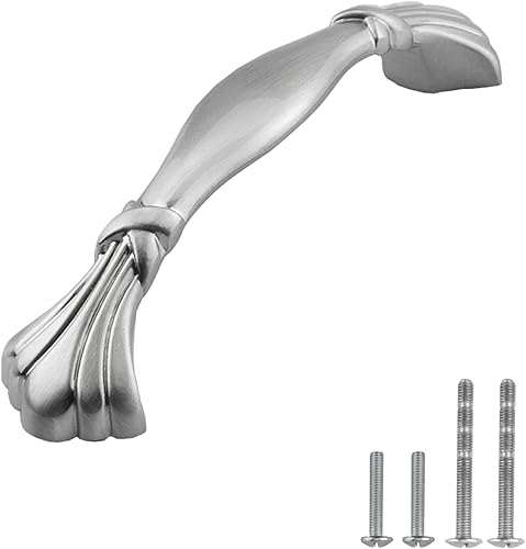 Miniatura 10 de Cascade Series - Tirador clásico sólido para armario de cocina, perilla de 1-34 pulgadas, níquel cepillado, paquete de 10 unidades