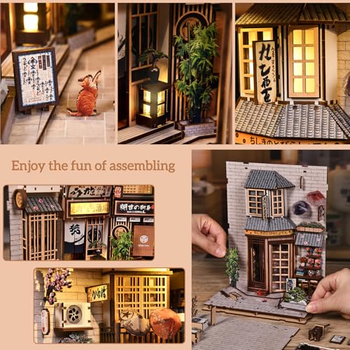 ANTREATU Sakura Cat Alley Book Nook Kit thumbnail 4