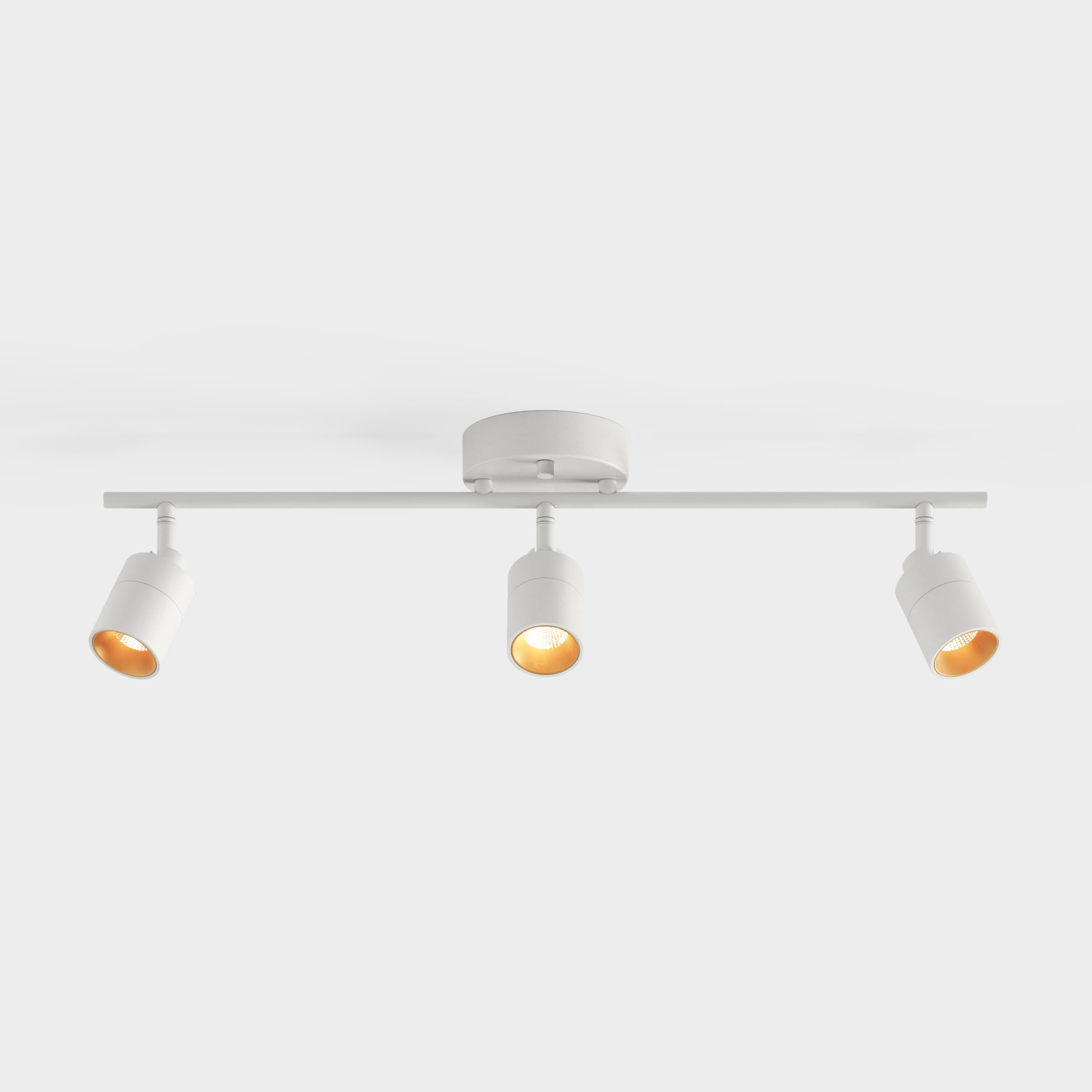 VidaLite Shura White 3-Light Track Light with Adjustable Heads