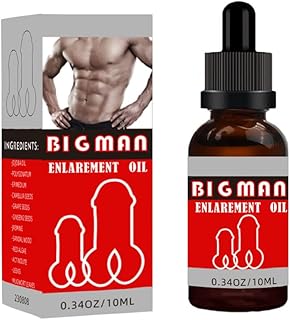 huile de massage pour hommes pour le sexe, agrandissement extra fort du pénis, agrandissement plus rapide du pénis de grande taille pour la croissance de la puissance de l'homme (M,1PC)