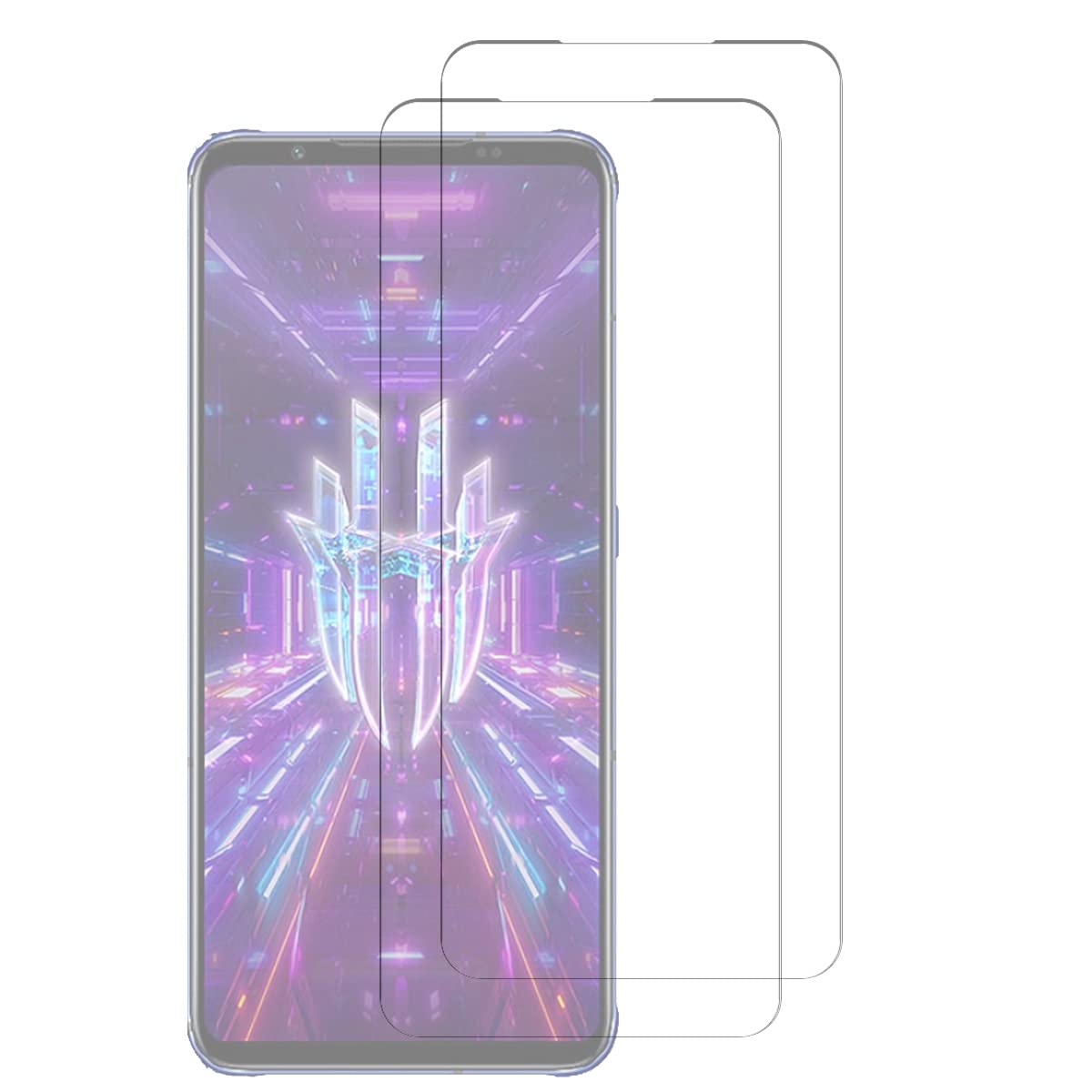LEEKUANGSU【2 Pack】 for Nubia Redmagic 7 Glass Screen Protector - 9H Hardness Tempered Glass Phone Screen Protector for Nubia Redmagic 7