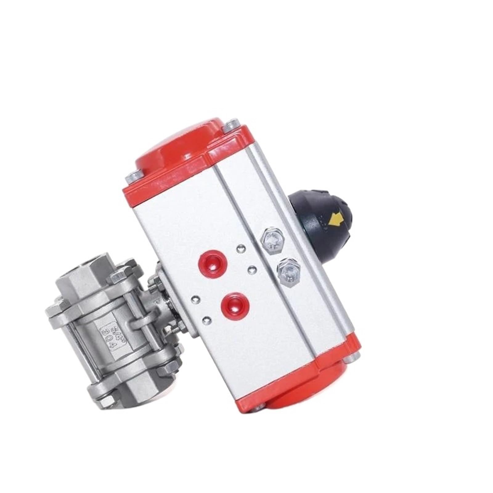 PXQCHAVLN 1/2" 3/4" 1" 1-1/4" Three Piece High Platform Pneumatic Ball Valve 304 Stainless steel Q611F-16P