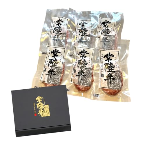 [3ケ月定期便][茨城県共通品] 黒毛和牛 常陸牛 100% 特製 プレミアム 生ハンバーグ 合計2160g(120g × 6個 ×3回 )
