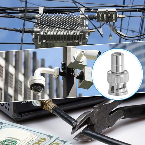 Adaptador PATIKIL BNC a RCA, pack de 5 piezas miniatura 6