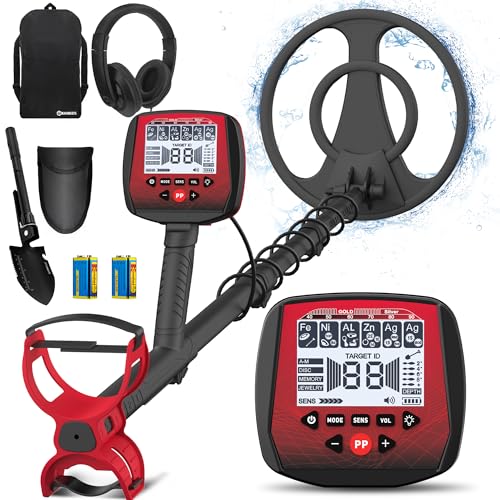 KAIWEETS Professional Metal Detector, 2026 New Model, 5 High-Precision Detection Modes, IP68 Waterproof Search Coil, Color Display, Adjustable Sensitivity, Advanced DSP Chip