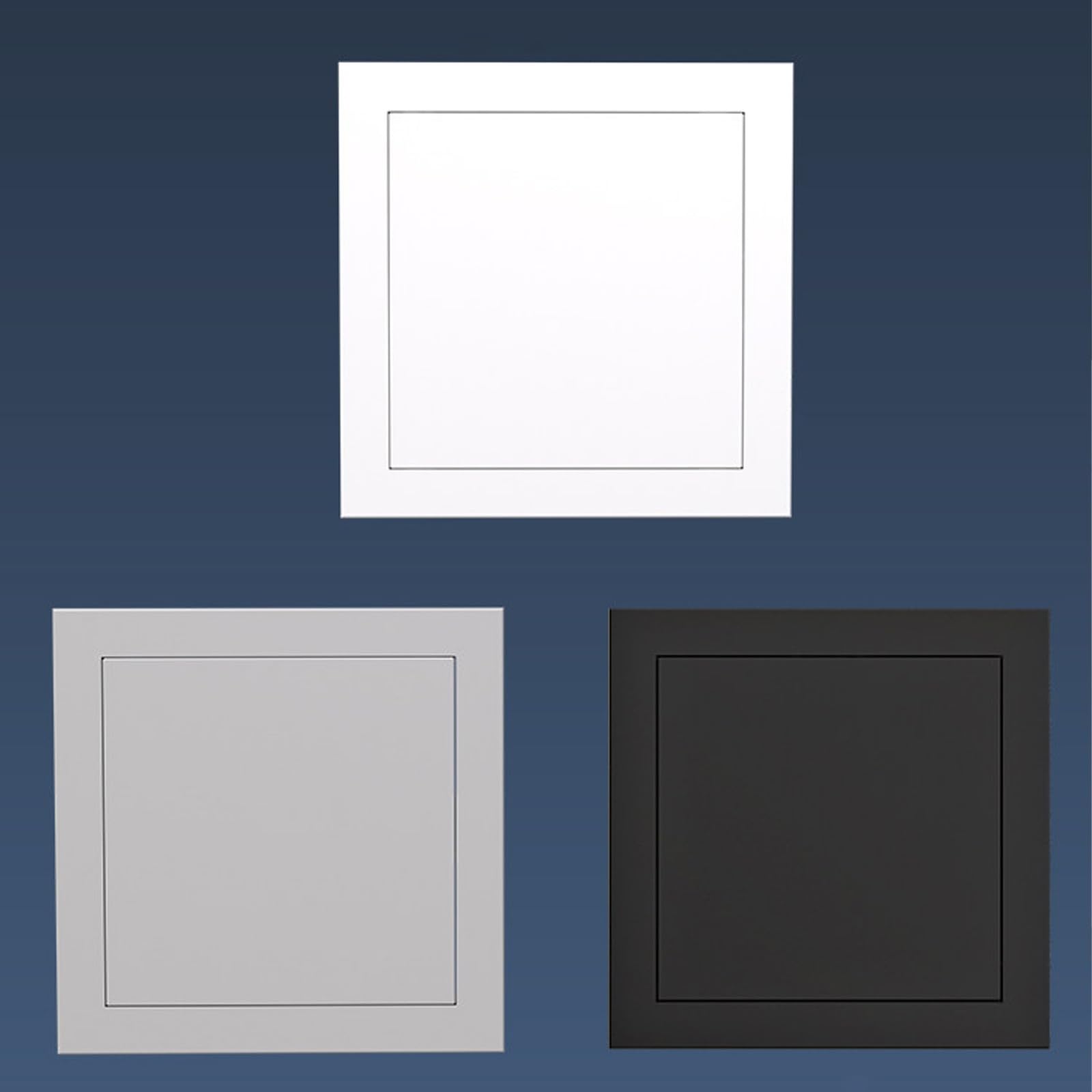 Ceiling Access Panel for Drywall Reinforced Plumbing Wall Access Doors 20x20 24x36 30x48 60x80 85x85 Universal Aluminum Access Panel Door for Bathroom Home Garage(Gray,22x22in(550x550mm))