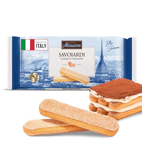 Maestro Massimo Savoiardi Original Italian Ladyfingers, 7.05 Oz, Product of Italy, Premium Lady...