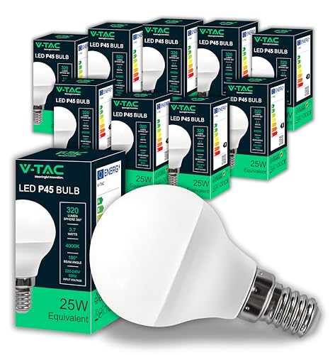 ILLUMINAZIONE ISTANTANEA: Niente attese per arrivare alla massima luminosità una volta acceso! Luce senza sfarfallio e zero riflessi intensi prevengono l'affaticamento degli occhi e offrono un'atmosfera confortevole e senza stress. Le lampadine a LED V-TAC sono certificate CE, ROHS, sicure per la tua famiglia e l'ambiente.