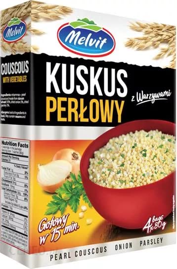 320 G CUSCUS PERLADO CON VERDURAS MELVIT - CAJA DE 6 UND