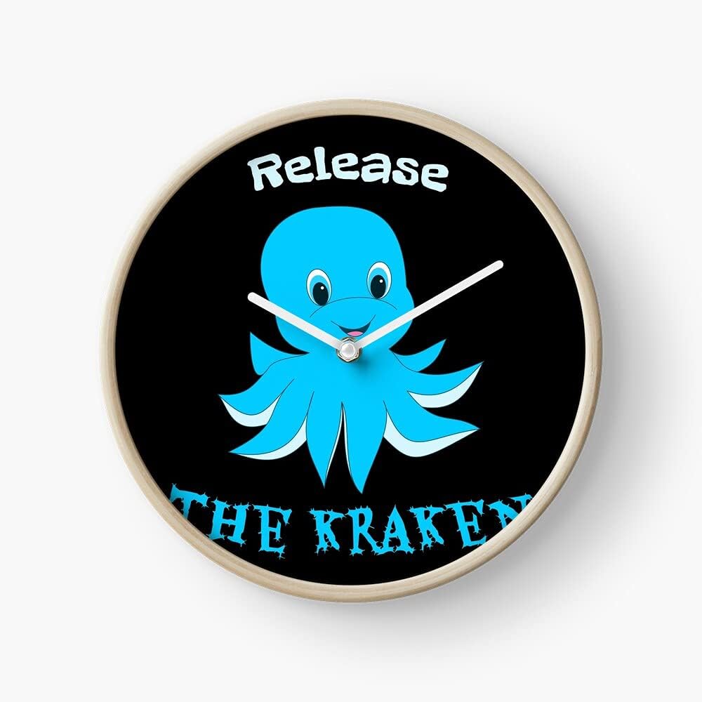 Release The Kraken Wall Clocks for Home/Office/Classroom