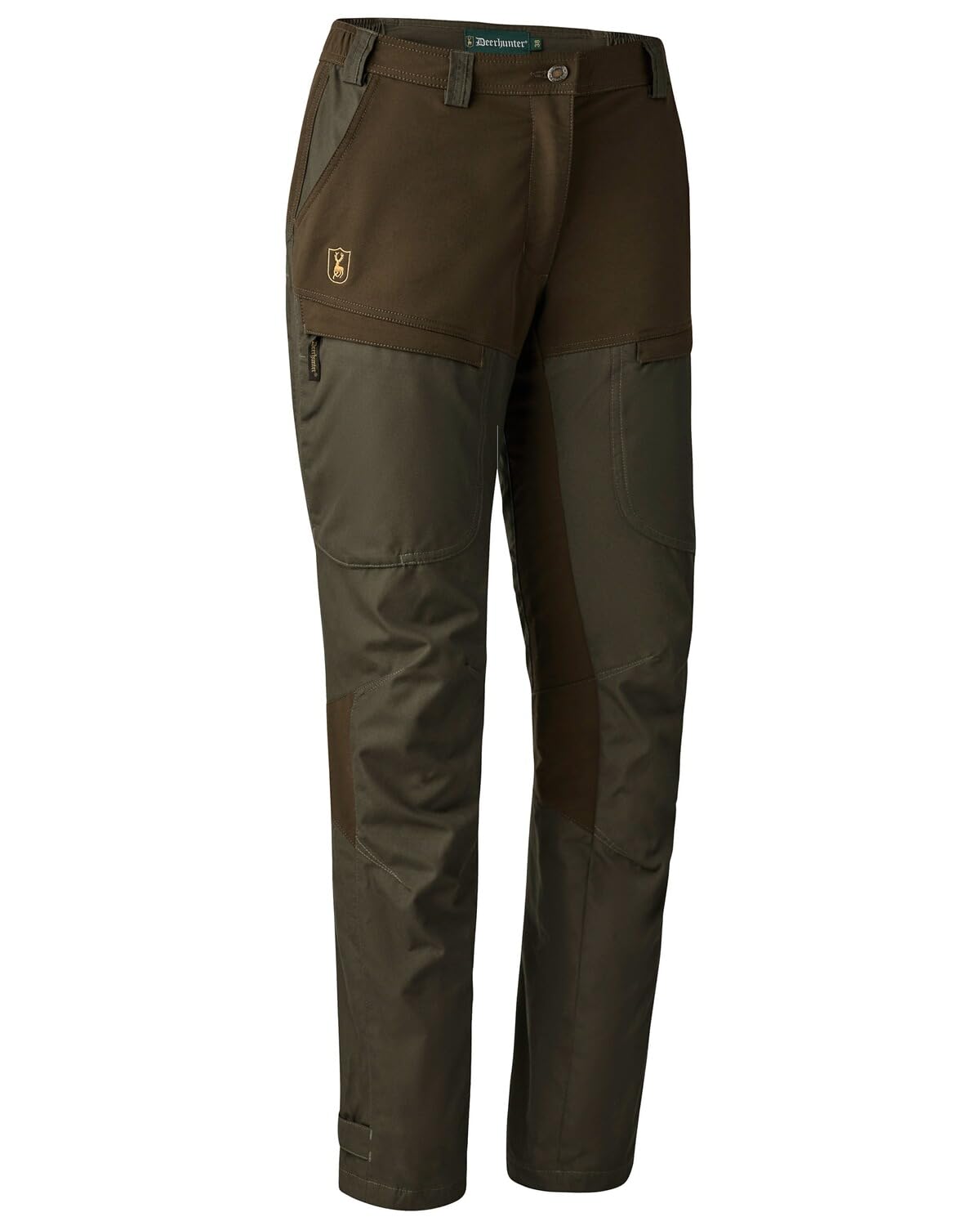 Deerhunter Men's Brown Lady Ann Trousers With Membrane Deep Green C48 - Hunting Trousers Waterproof Durable For