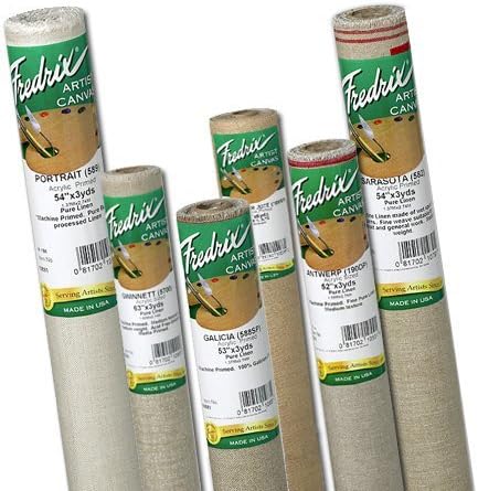 Fredrix "Antwerp" Double-Primed Linen - 72" x 6 Yard Roll