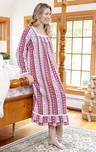 Image of The 1 for U Victorian Nightgown - Night Dress for Women Sleepwear, Kate 100% Cotton Gown