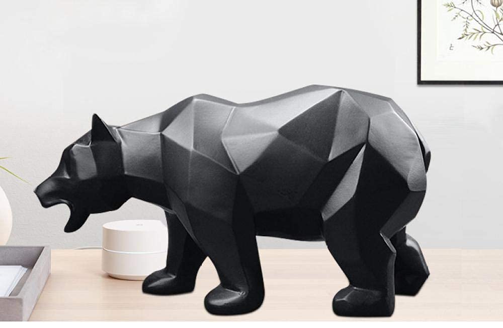 BOSUGE Statue,Sculptures,Home Decoration Room Decor Crafts Abstract Figurine Desktop Furnishings Garden Gifts Statues Ornaments Resin Abstract Bear Sculpture Bear Statue Crafts Home Office Decoration