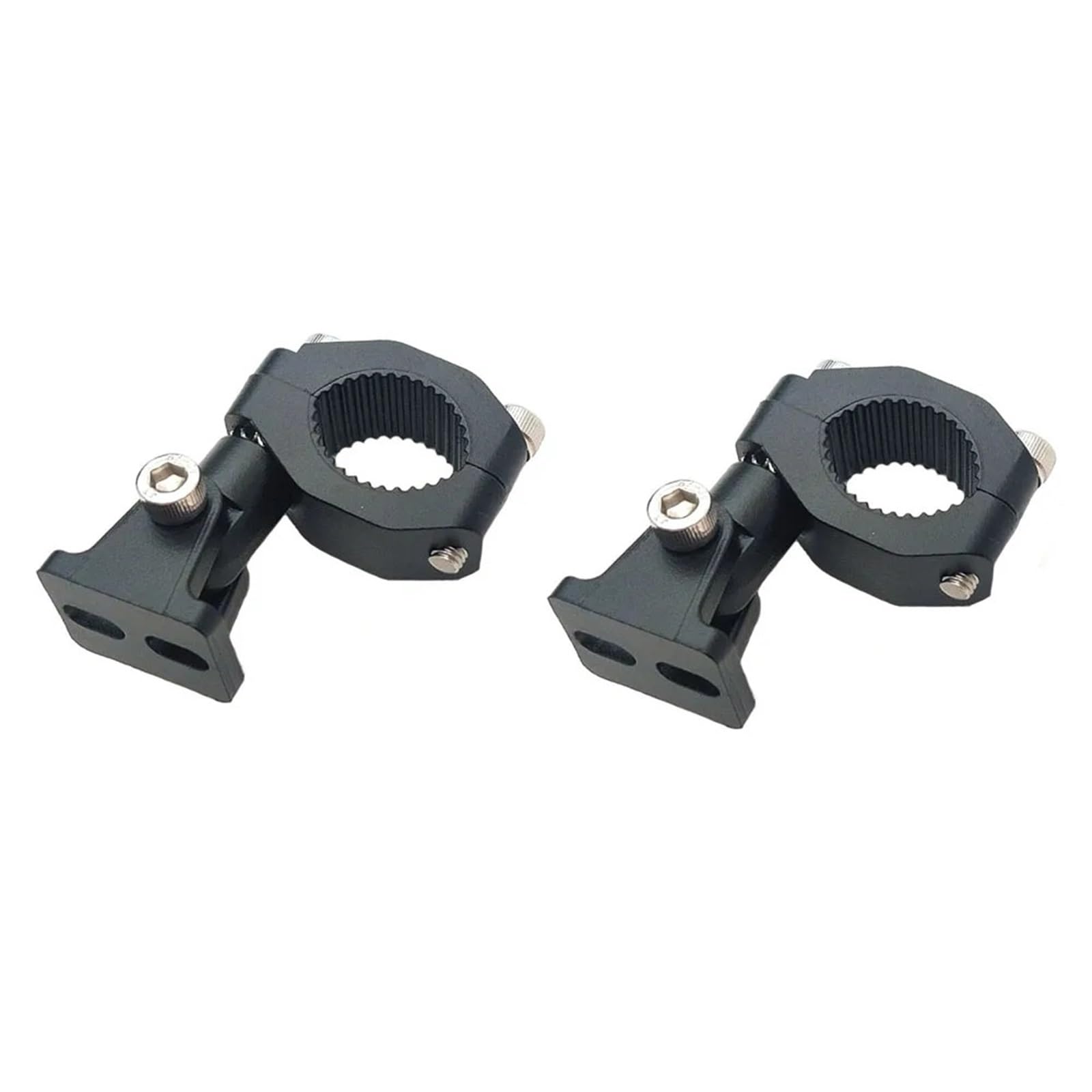 Light Tube Clamp Motorcycle Headlight Spotlight Clamps Bracket Tube Mount for Fog Light Auxiliary Lamp Holder Motos Accessories(2pcs)
