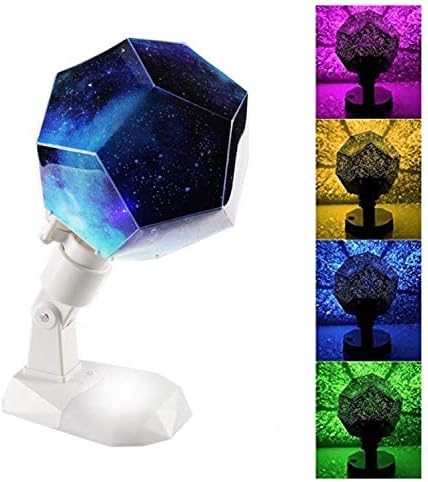 Freyamall Rechargeable Multifunctional Star Projector Night Light Table lamp, Romantic 12 Constellation Rotating Lights with USB Cable for Kids Baby Bedroom, Decorations for Christmas Birthday Party