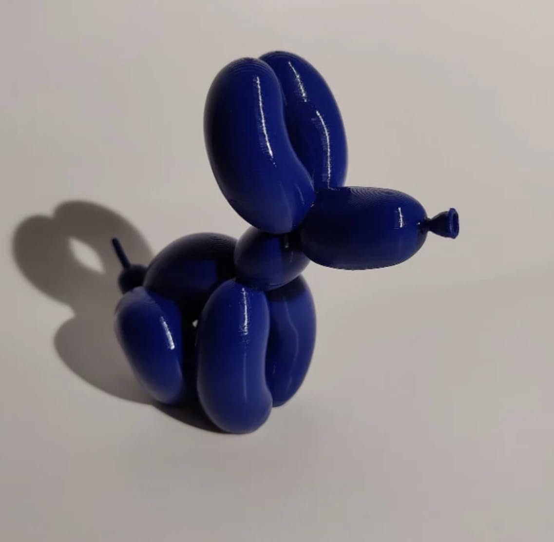 Funny Balloon Dog Figurine | Pooping Balloon Dog Statue | 3D Printed Decor | Available in 3 Sizes | Unique Gag Gift for Animal Lovers (Purple, 7 Inch) image 3