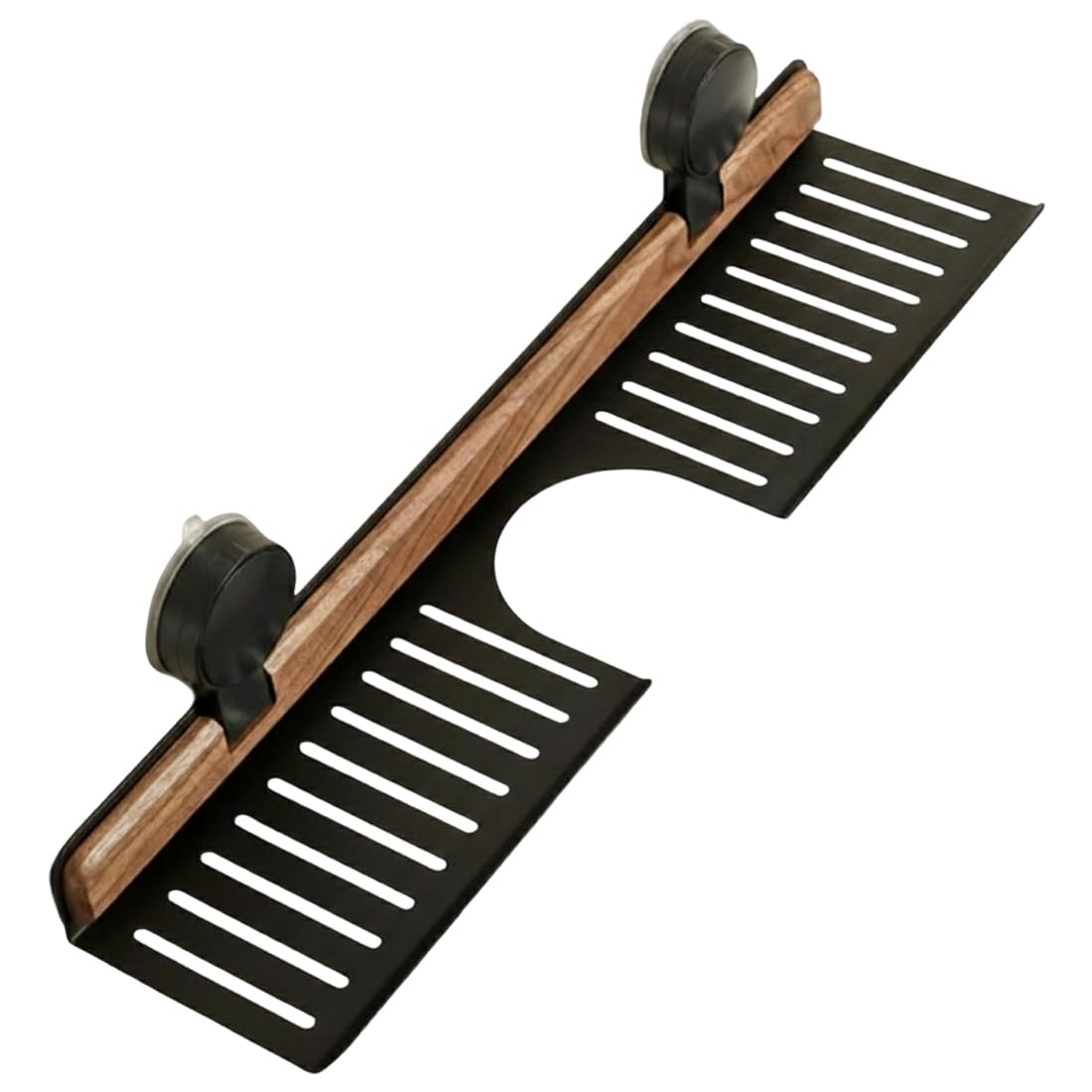 Hndhbfgrt Sink Shelf Wall-Mounted No-Punch Storage Shelf over Faucet Sink Rack Organizer 1PCS Bathroom Suction Cup A