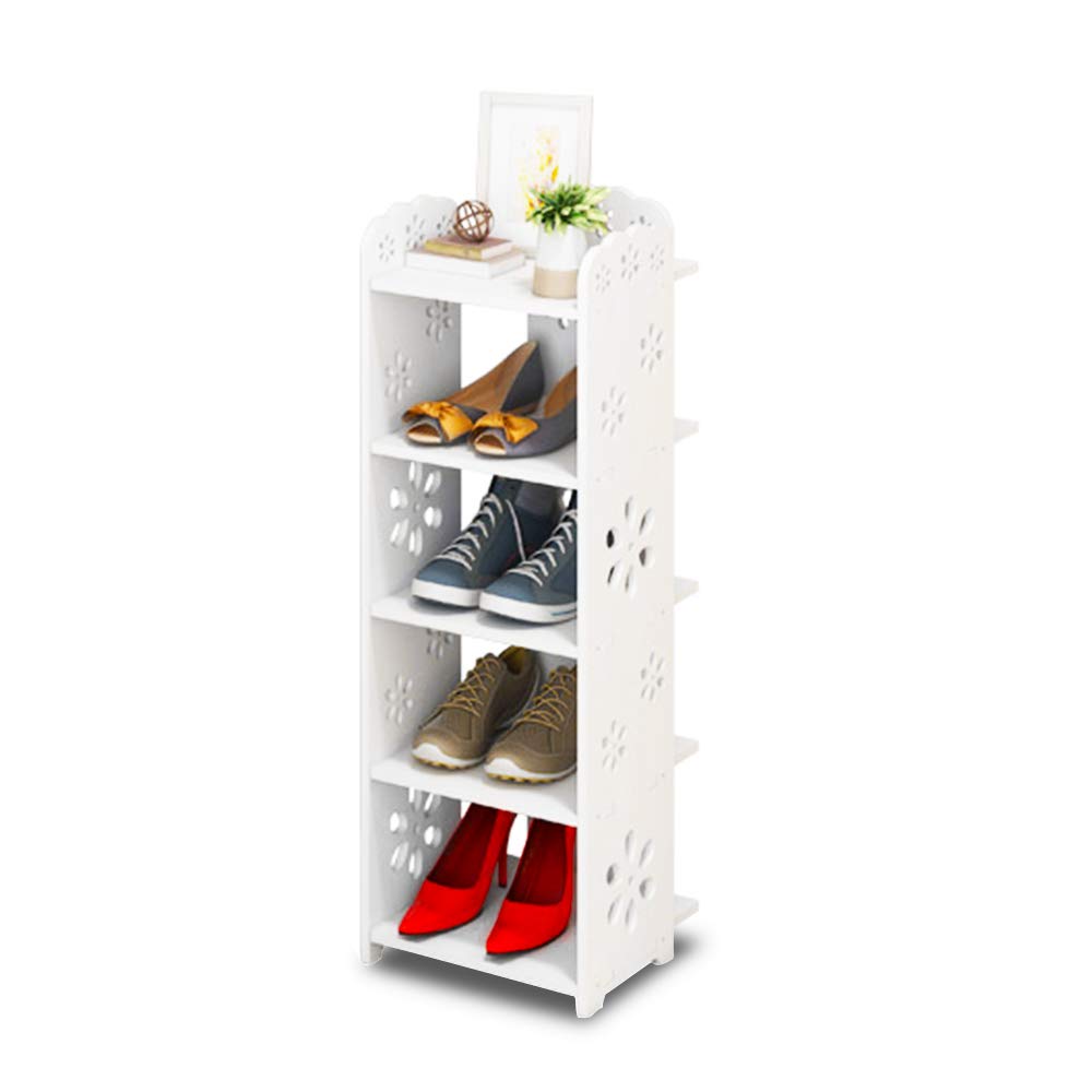 Dripex 5 Tier Shoe Rack Shoe Cabinet Storage Rack Bookshelf Shoe Organizer Free Standing Display Rack in Home Corridor Hallway and Corner