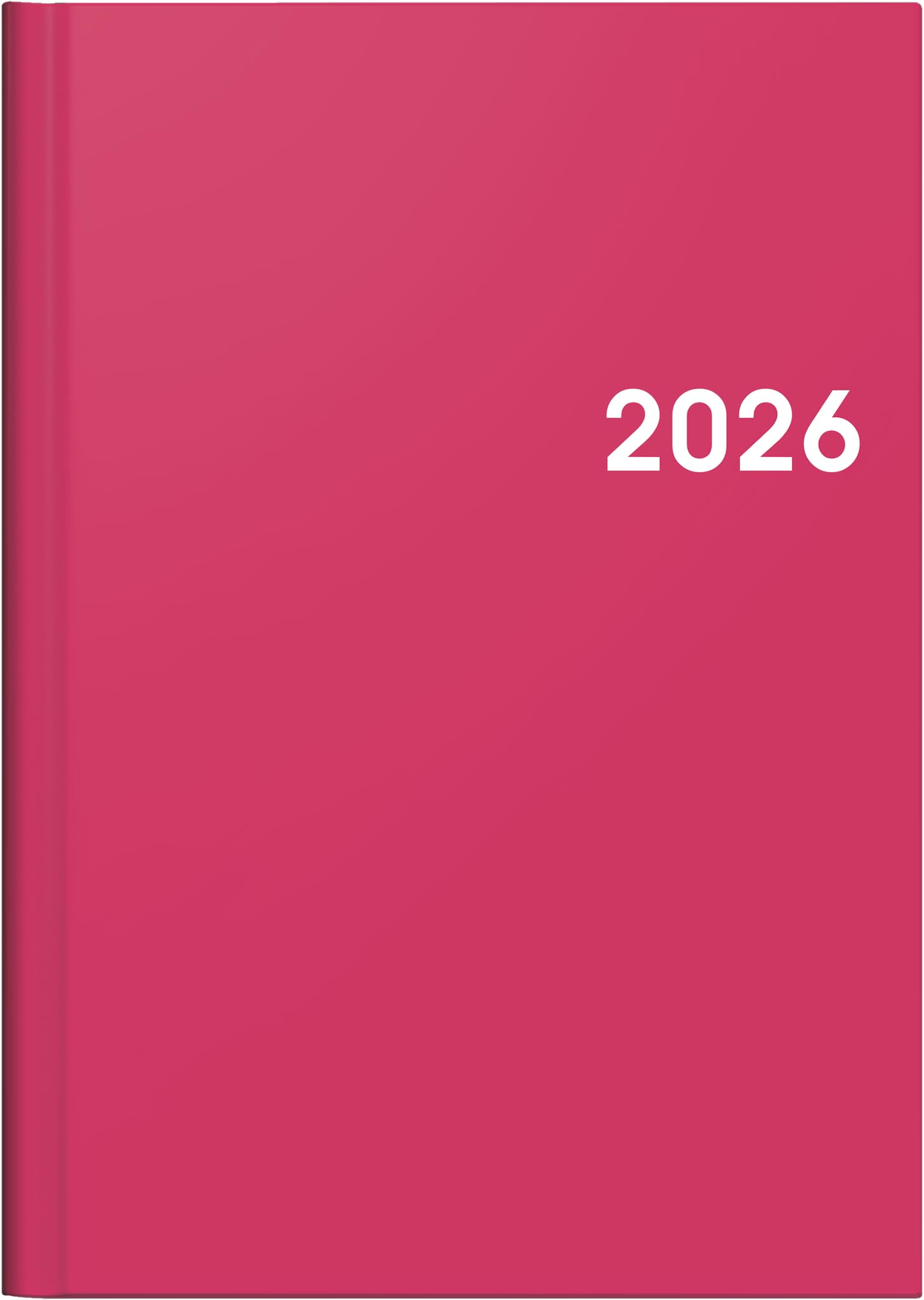 BRUNNEN Book Calendar Model 796 2026 | A5, Paper, Pink