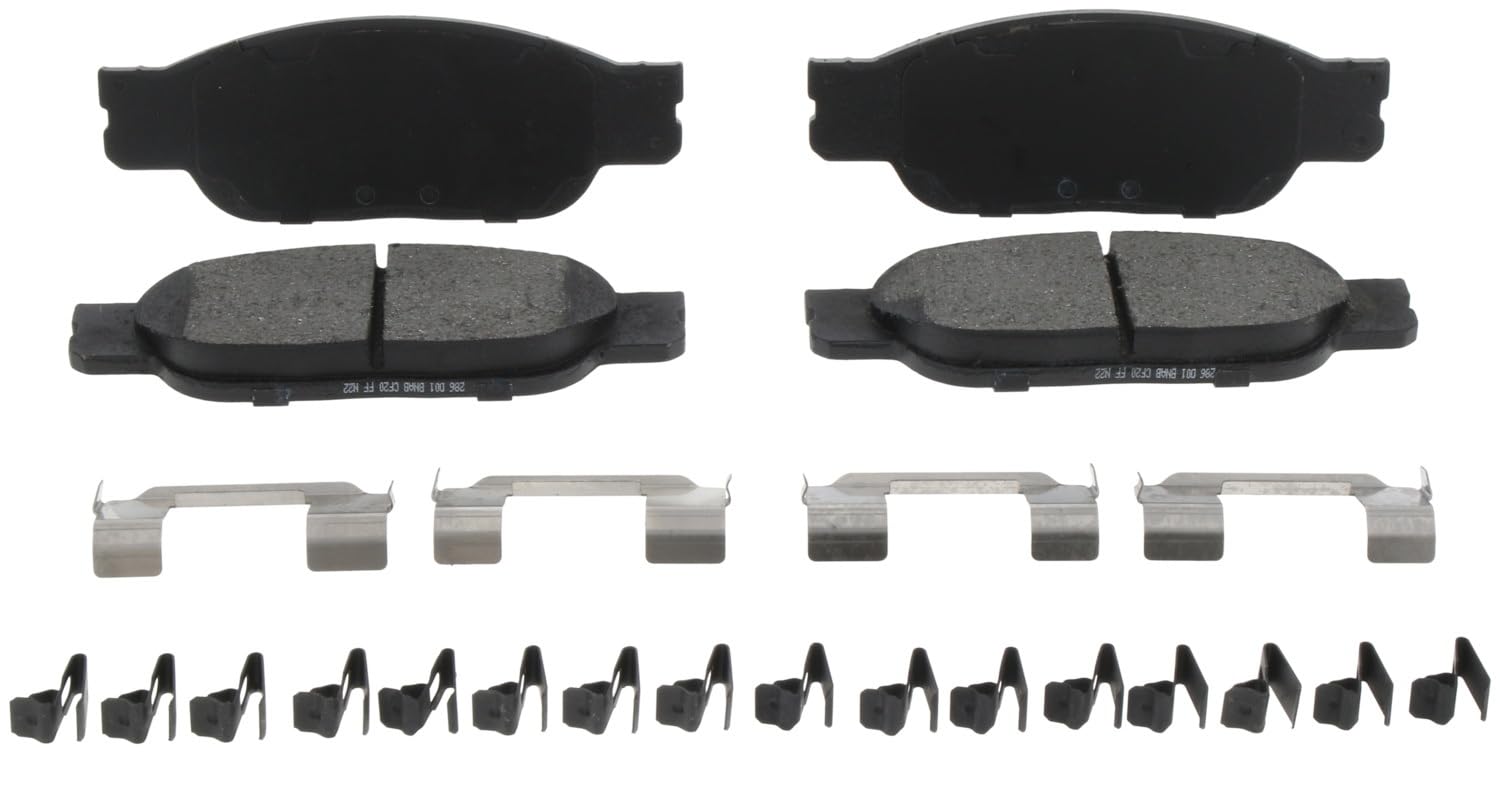 Bosch BE1324H Blue Disc Brake Pad Set with Hardware - FRONT — view 234