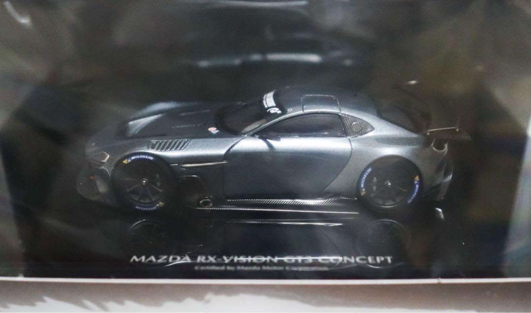 Amazon.co.jp: 143 MAZDA Rx-VISION GT3 CONCEPT メタルグレー : おもちゃ