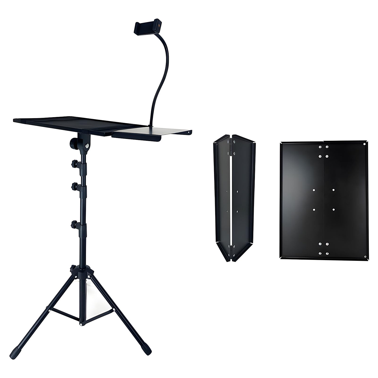 Piceioep Heavy-Duty Metal Projector Tripod 23-63 " Height Adjustable for Studio, Classroom and Setup Heavy Duty Metal Projectors Tripods