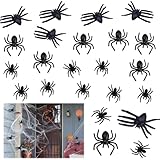 Matériaux: Cette araignée jouet est fabriquée avec soin à partir de plastique de haute qualité, ce qui la rend solide, durable et résistante aux chocs. Elle conserve sa forme d'origine même après une utilisation prolongée, ne se déforme pas et ne se décolore pas, ce qui la rend idéale pour une utilisation répétée.