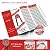 Litorange Aluminum Miter Saw Protractor Plus | 8.7-Inch Angle Finder Featuring Precision Laser Engraved Scales for Inside Outside Corner, Carpenters? Plumbers and All Building Trades, Two-color Design